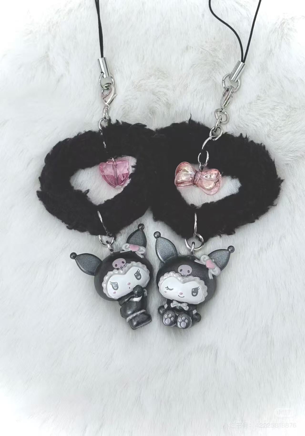 【limit 3】Sanrio|Kuromi & My Melody : Melousa Romiusa Secret Strap mystery bag/blind box/All 8 types|1pcs