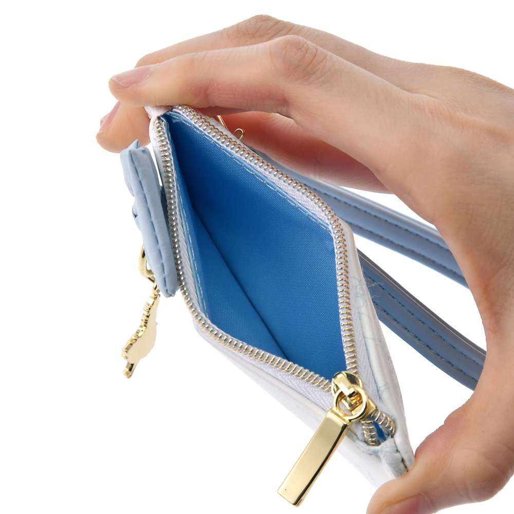 Disney|爱丽丝梦游仙境Alice Sweet Garden甜蜜花园茶会特辑超美水色公主吊坠大蝴蝶结卡包式零钱包