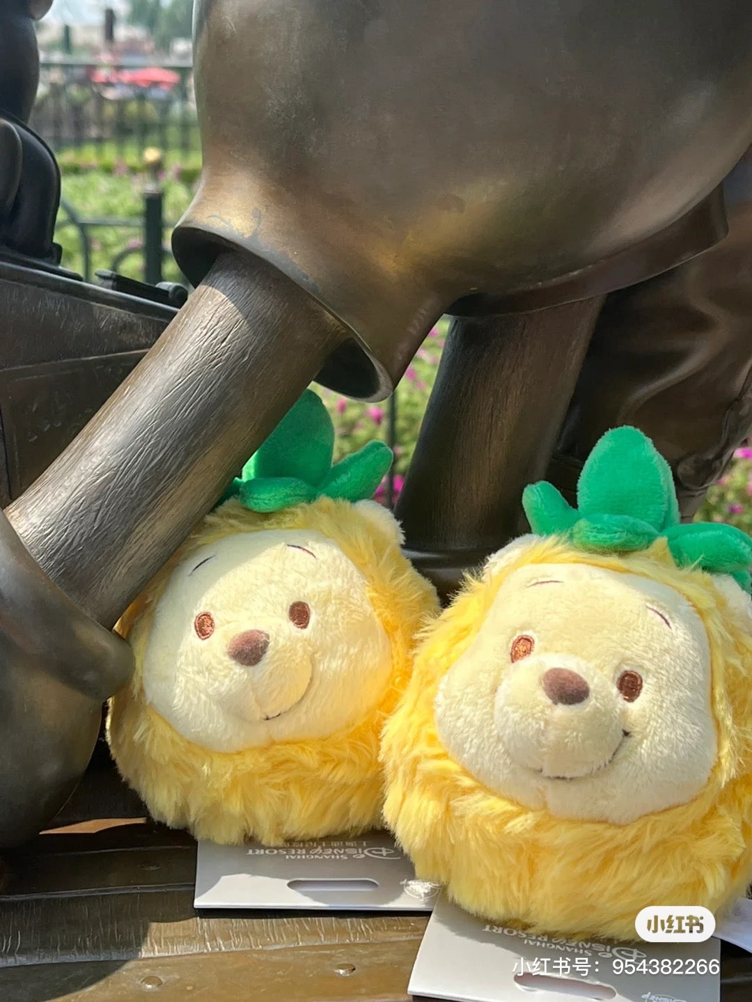 Disney SH|winnie the pooh超柔软mochi菠萝噗噗全系列