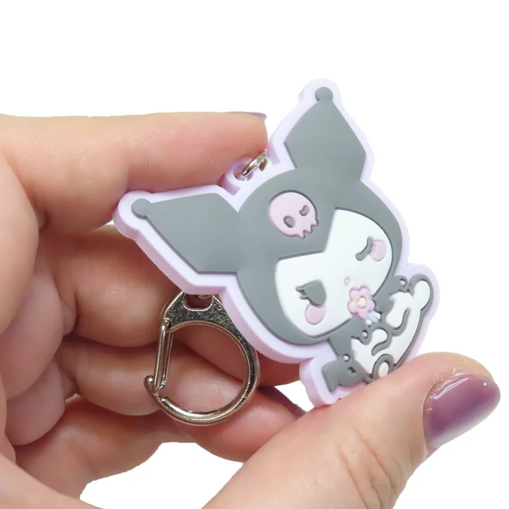 Sanrio|Flora Rubber Keychain/Keyring|65×65×3mm approx.