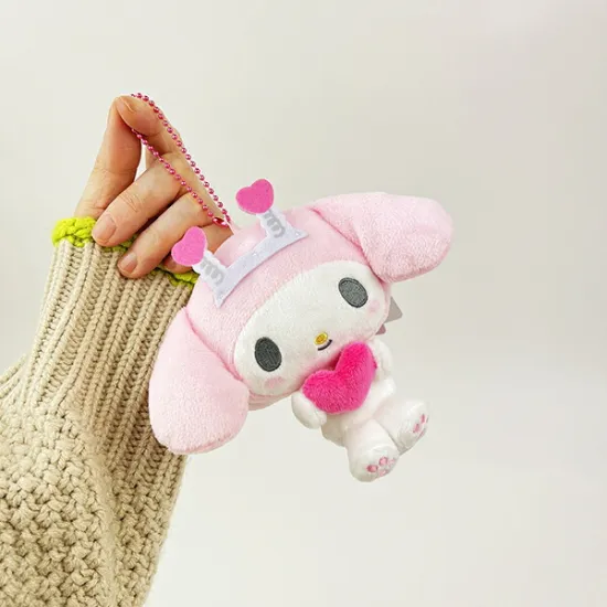 Sanrio|My Melody 50th Anniversary Mascot Holder /Plush Keychain|10×6.5×15cm approx.