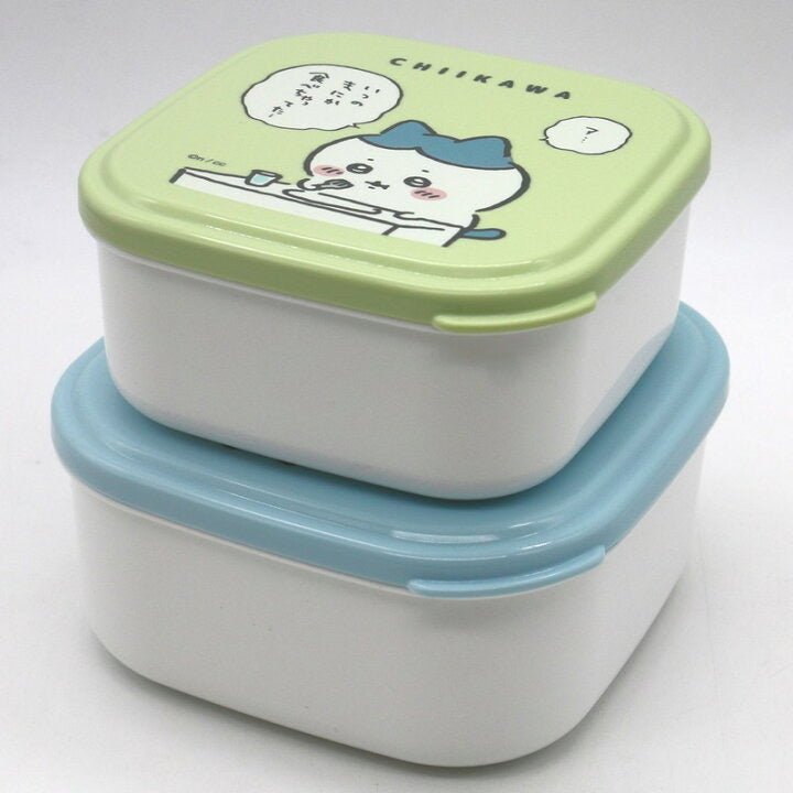 Chiikawa 吉伊卡哇|讨伐成功密封盒/便当盒/收纳盒/2个装|大550ml/小360ml