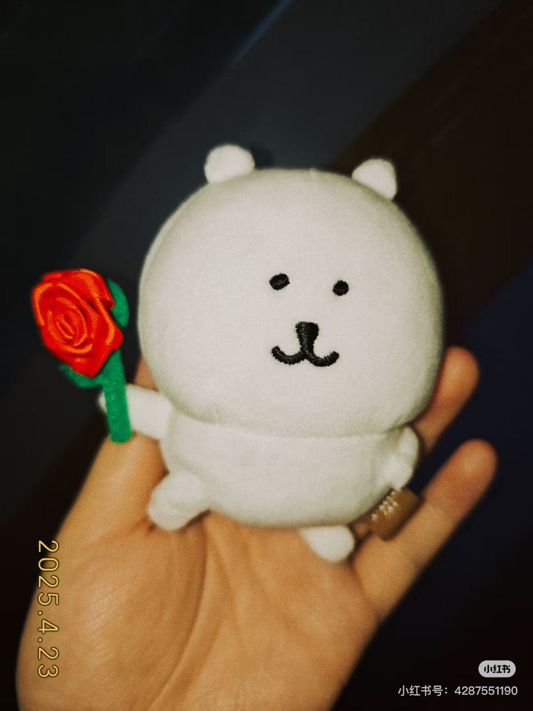 【limit 1】Nagano|Characters Rose Nagano Bear Mascot Holder /Plush Keychain|H105 x W100 x D55mm approx.