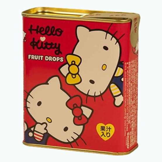 Hello kitty凯蒂猫|铁罐水果糖/高颜值收纳罐|23粒【24.12】
