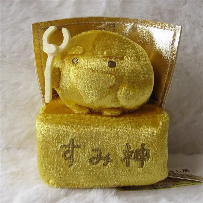 Sumikko gurashi角落生物|小镇集市展会10周年表彰会金色神仙沙包/手玉|约W65×H85mm