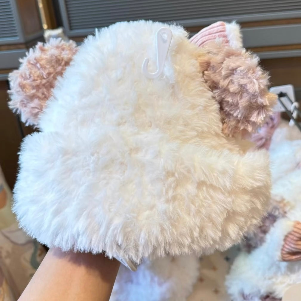 Disney SH|雪莉玫冬日毛茸茸耳朵帽帽/保暖帽