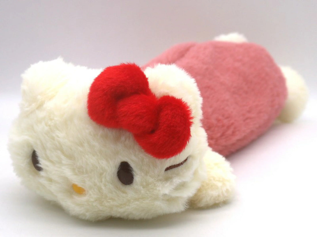 Sanrio|角色毛茸茸笔袋/化妆包/收纳包|約H9.5×W12×D25.5cm
