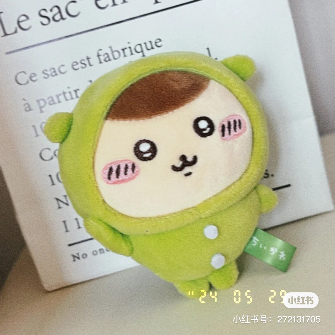 Chiikawa| Pajama party napchi mini Mascot Holder /Plush Keychain|H100 x W85 x D55mm approx.
