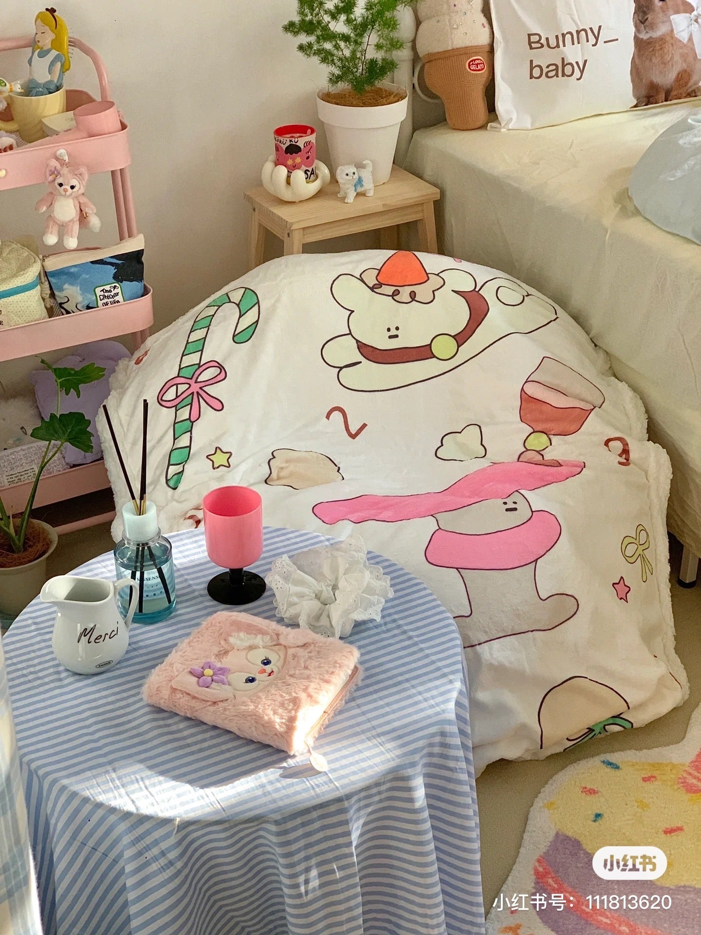 Disney SH|多角色可爱毛绒绒笔记本/内页有卡通图案