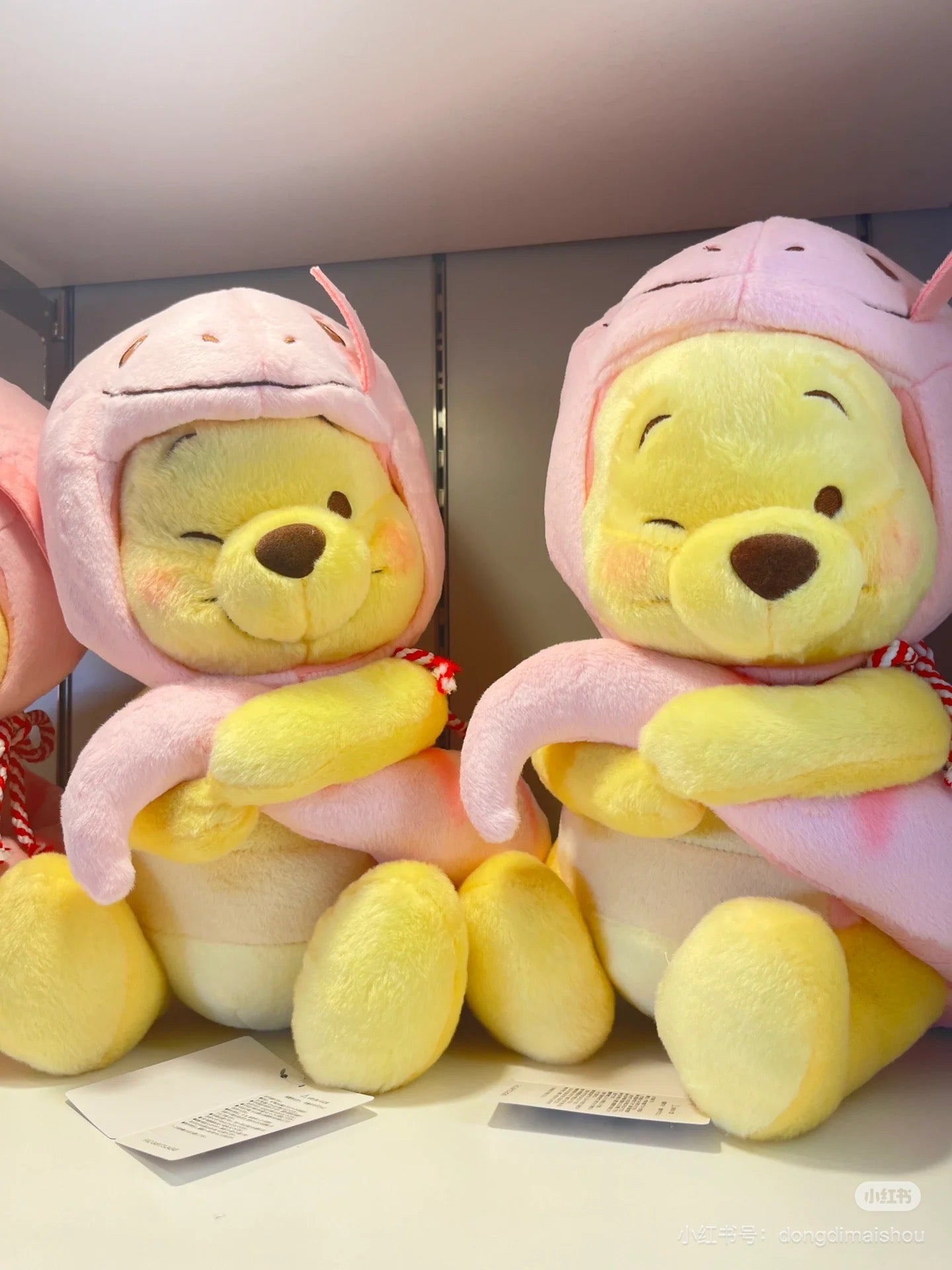 Disney迪士尼|东迪2025蛇年限定pooh噗噗维尼玩偶M号公仔|約高さ36×幅26×奥行き26(cm)