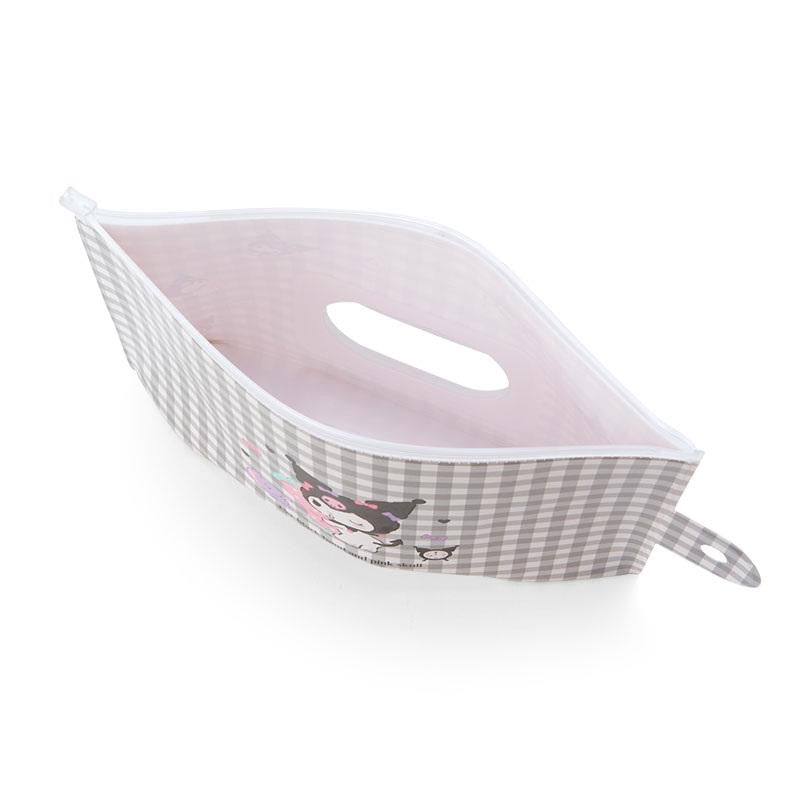 Sanrio|可爱格子防水收纳包/有纸巾位/可以方便直接抽取/可直接竖挂|约26.6×1×14cm