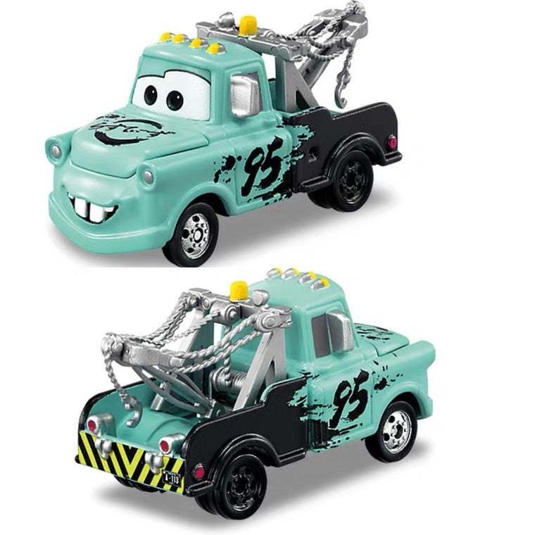 Tomica|Disney Cars Tomica Mater McQueen Day 多美卡闪电麦昆日玩具汽车/摆件|约 W78×H41×D39mm