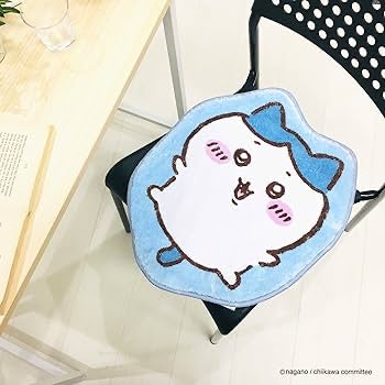 Chiikawa|毛茸茸防滑地毯/地垫/坐垫|約幅40×奥行42cm