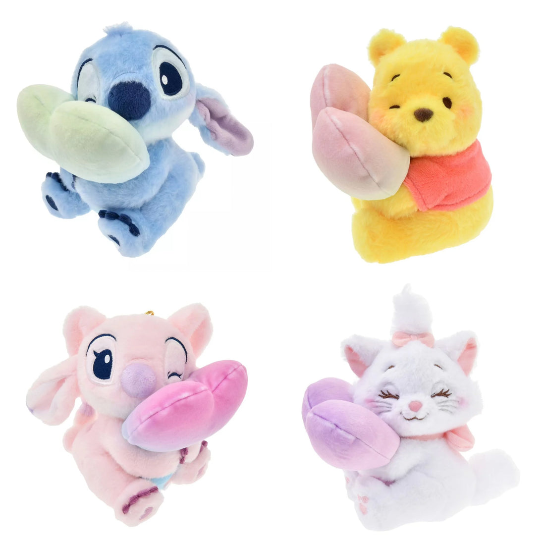 Disney迪士尼|Plush Keychain - Gradient Smiling Hug东迪抱渐变爱心系列超治愈毛绒玩偶挂件/包挂| 约高さ13×幅11.5×奥行き9cm