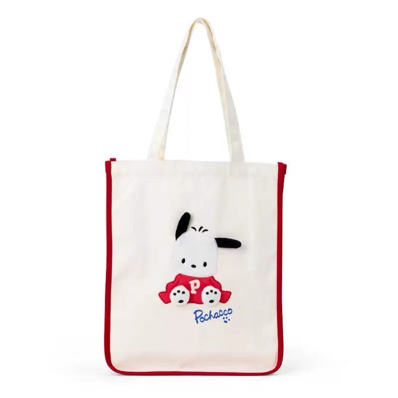 Sanrio|Pochacco Outfit Change Tote Bag|31×10×38cm approx.