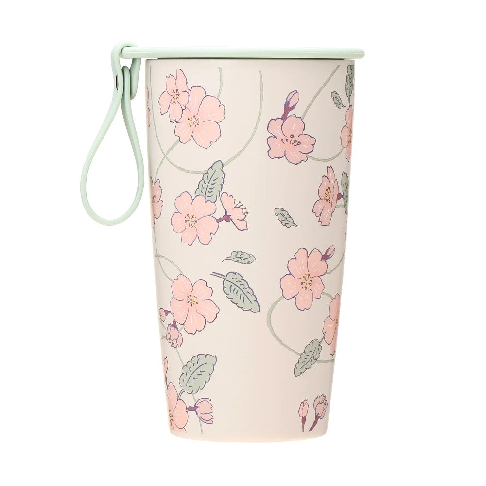 Starbucks日本星巴克|樱花限定花卉不锈钢可拎便携保温保冷杯|355ml