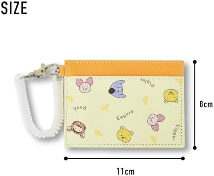 Disney|噗噗小熊维尼皮质感可伸缩卡包/挂包|约H8xW11