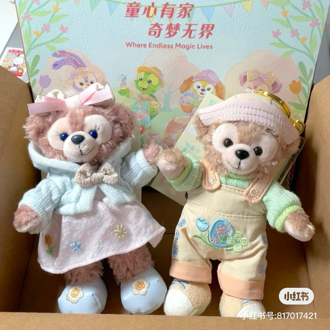 Disney SH|2025 Spring Collection Duffy and friends Plush Dolls keychain/ Mascot holder