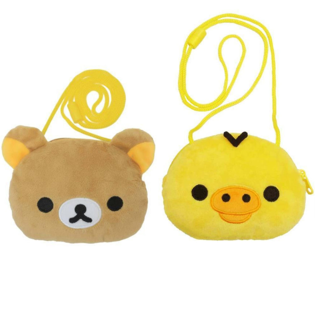 Rilakkuma|Mascot Neck Pouch | H9.5 x W13 x D4.5cm