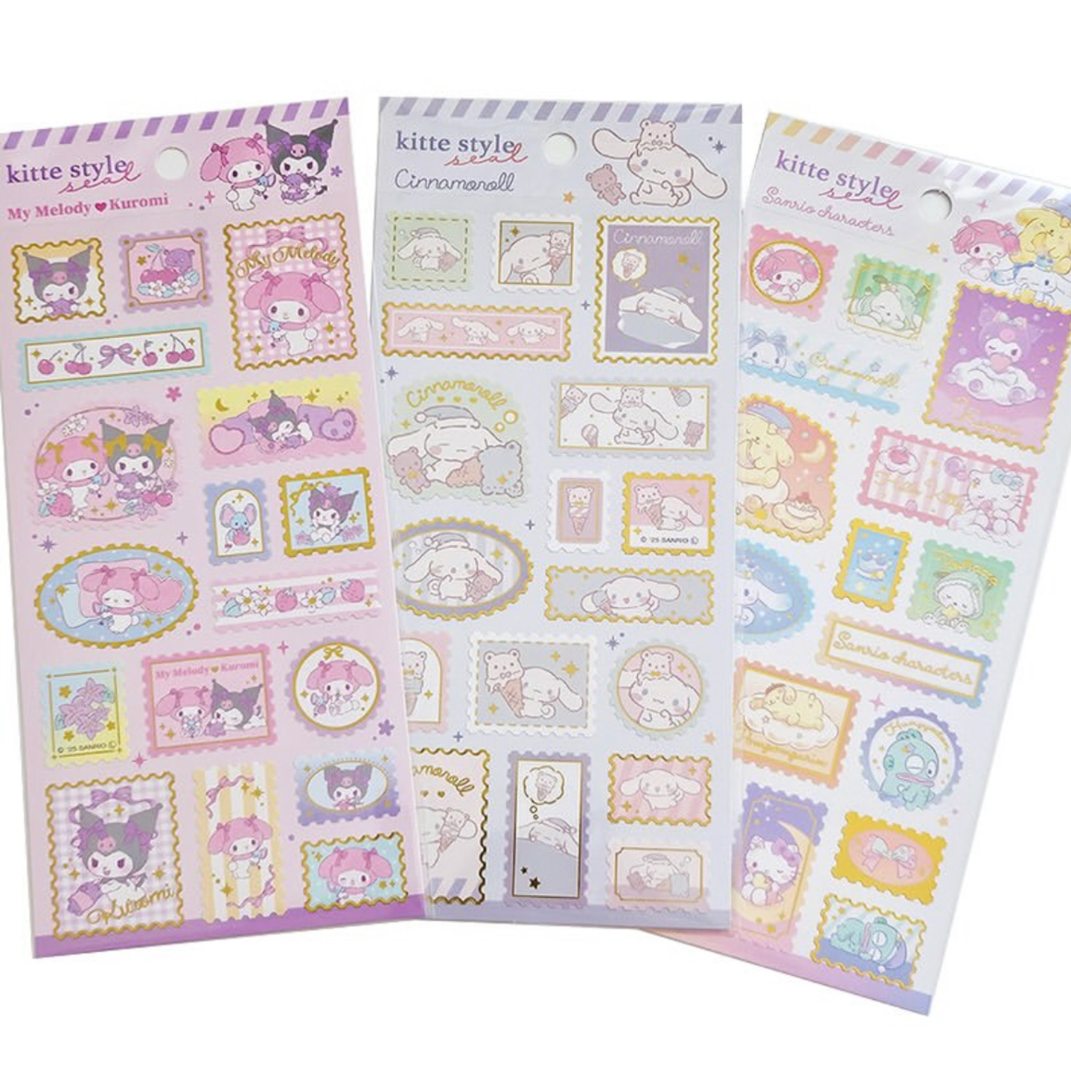 Sanrio|Gold Foil Washi Sticker|200×95×1mm approx.