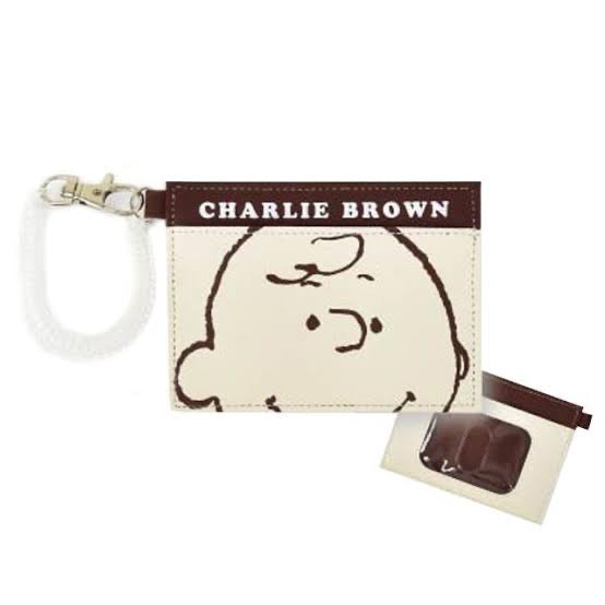 Snoopy|查理布朗皮质感可伸缩卡包|约8cm×11cm