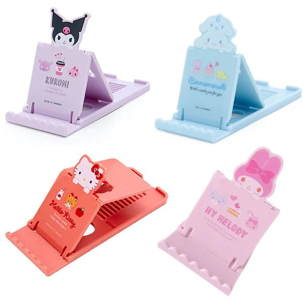 Sanrio|ipad/手机桌面便携支撑/支架/可调节角度/可折叠收起|约6 x 0.7 x 15.7 cm