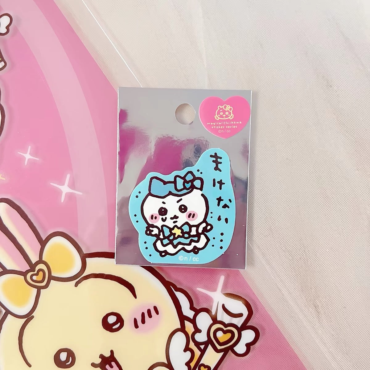 Chiikawa 吉伊卡哇|超魔法少女/小魔仙系列单张角色贴纸/手机贴/行李箱贴|约H50 x W50mm