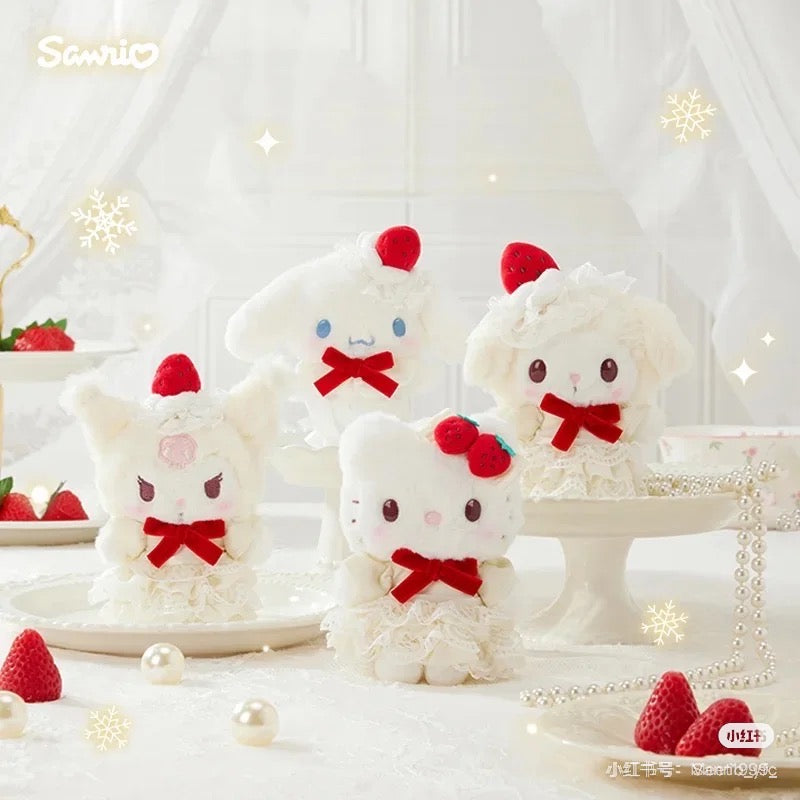 【limit 1】Sanrio|strawberry Shortcake Mascot Holder /Plush Keychain|10 x 6 x 13.5cm approx.