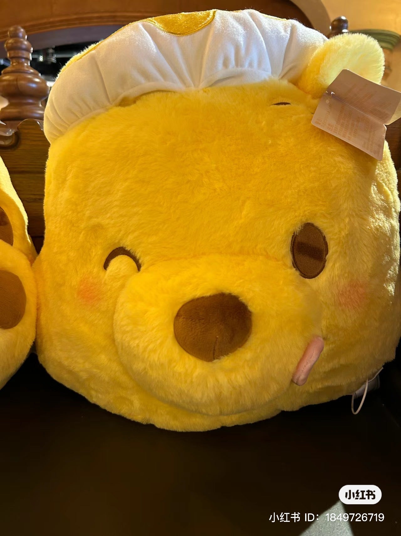 Disney SH|冰激凌噗噗/维尼大头公仔/抱枕