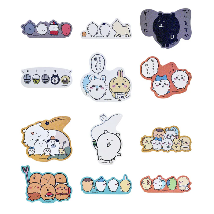 Nagano|Friends smartphone sticker size hologramSticker collection mystery bag/blind box/All 12 types|1pcs