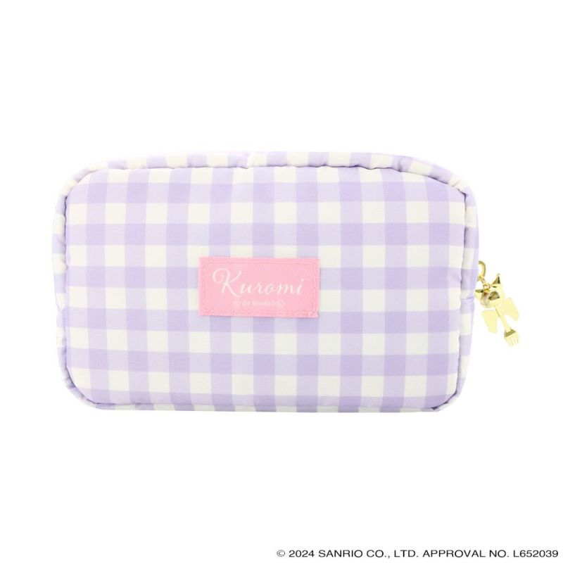 Sanrio|Kuromi Lolita Cosmetic Pouch|21.5×8×14cm approx.