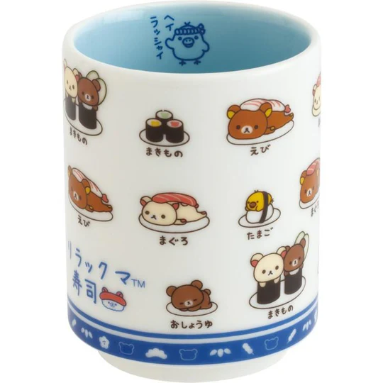 Rilakkuma|Anytime Sushi Tea Cup|90×Φ70mm approx.