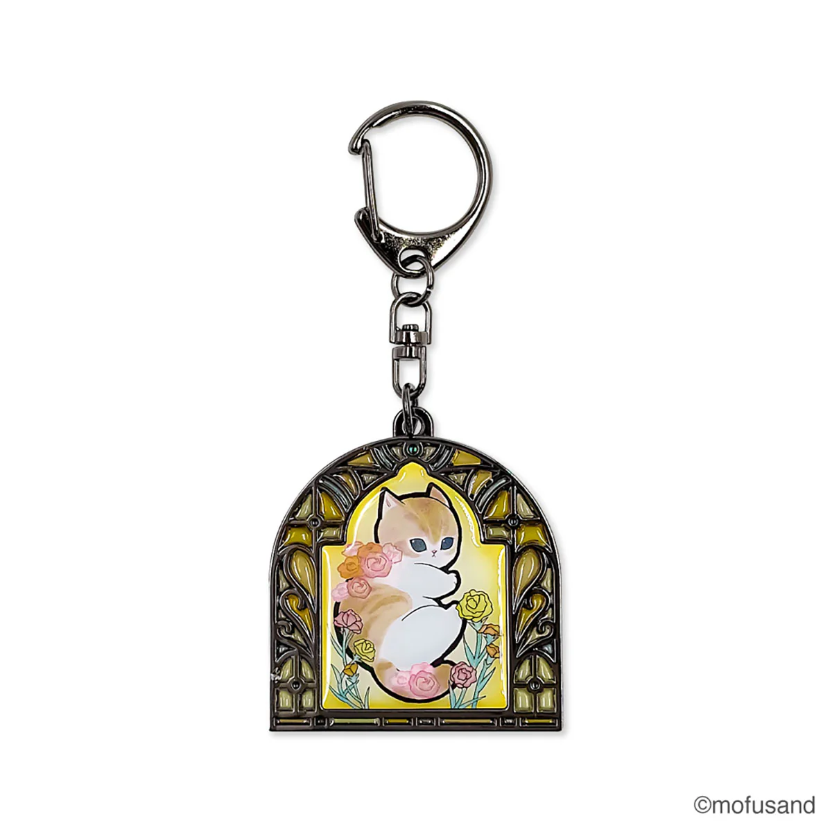 Mofusand|Stained Glass Keychain/Keyring|96×45mm approx.