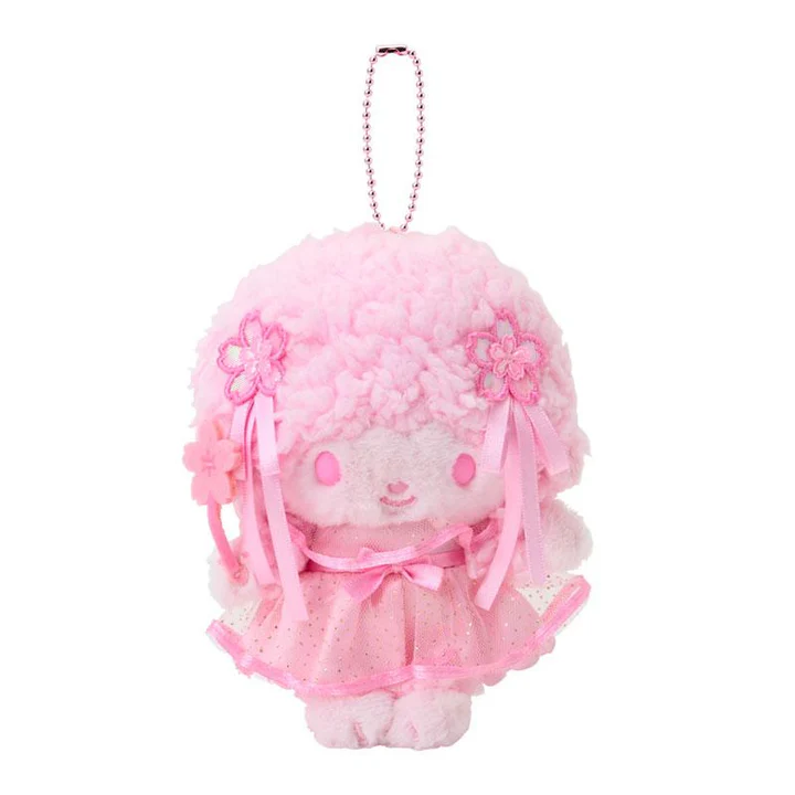 Sanrio|Sakura Cherry Blossom Fairy Flower Mascot Holder /Plush Keychain|11×8×14cm approx.