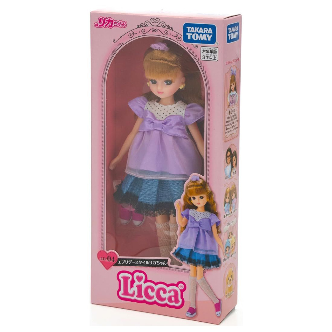 Licca|Licca-chan Doll Everyday Style |26 x 12 x 4cm approx.