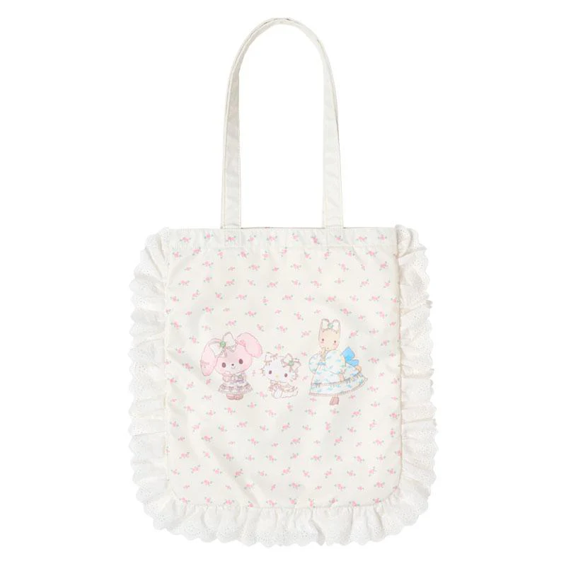 Sanrio|Forest Lace Characters Tote Bag| W32×D1×H38cm approx.
