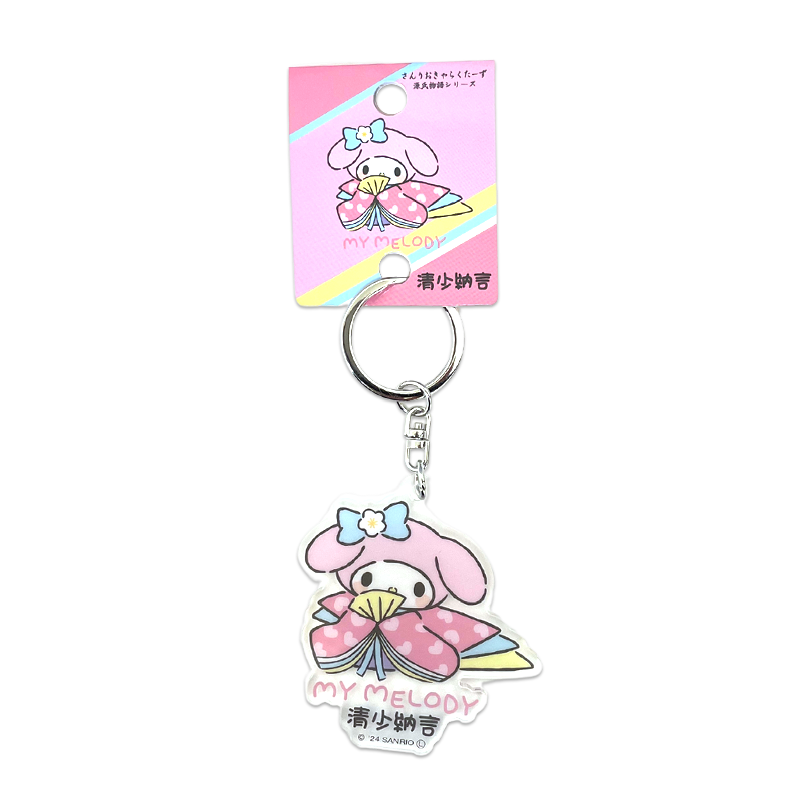 Sanrio|Genji Story Acrylic Keychain/Keyring|H70×W60×D3mm approx.