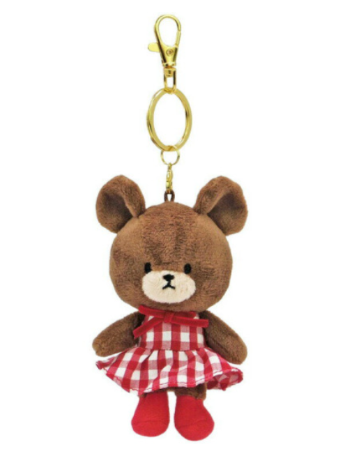 The bear’s school|Jackie Mascot Holder /Plush Keychain|11×7×4cm approx.