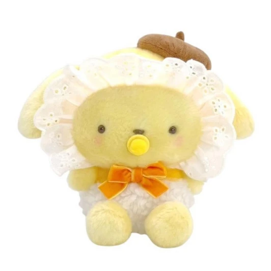 Sanrio|Baby Fluffy Plush Dolls/Plush Toy|17×17×10cm approx.