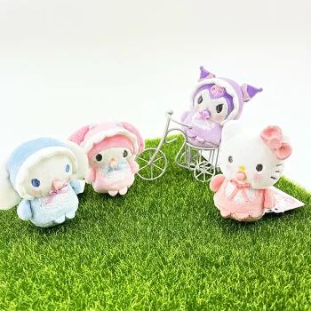 Sanrio|Baby Chimanui Hand-held Plush Toy |6cm×6cm×5cm approx.