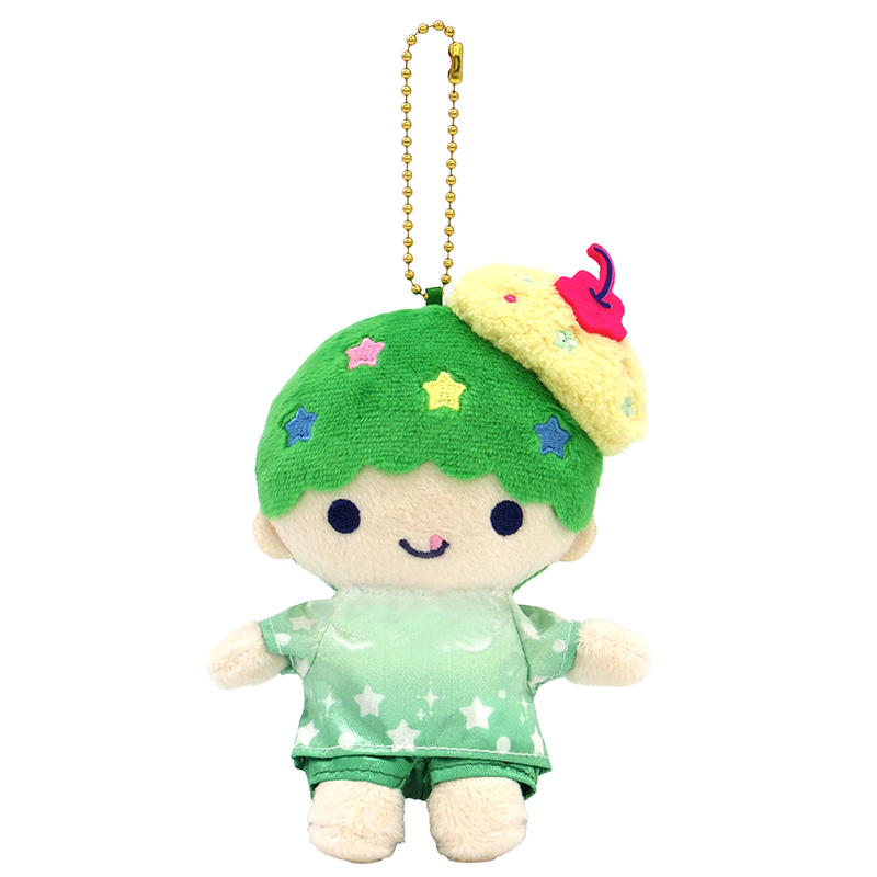Sanrio|Little Twin Stars Collection Cream Soda Mascot Holder /Plush Keychain|9×5×13cm approx.