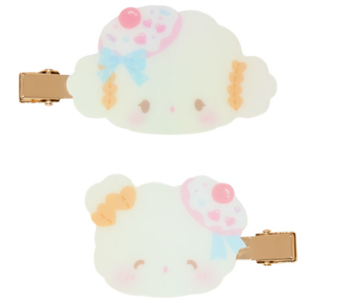 Sanrio|Cogimyun Sweets Party 10th Anniversary Hair Clip Set|7.5×1×3.8cm approx.