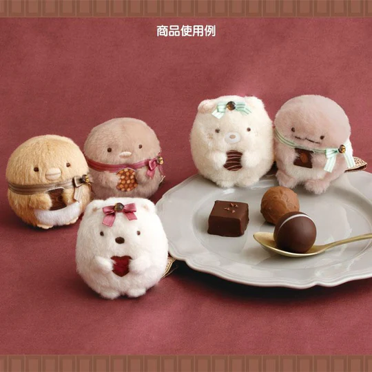 Sumikko gurashi|Bean Master mini Tenori Plush Doll Chocolate Fair San-X Japan|60×55×50mm approx.