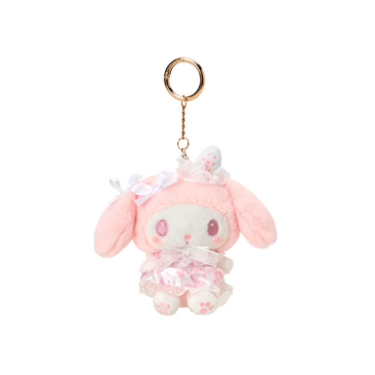 Sanrio｜My Melody White Strawberry Tea Time Mascot Holder /Plush  display picture 1