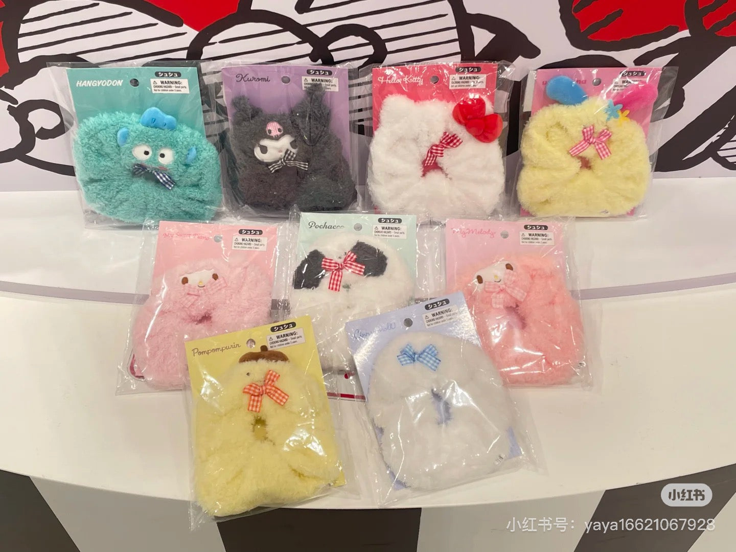 Sanrio|Face shaped Scrunchie|12×3.5×13cm approx.