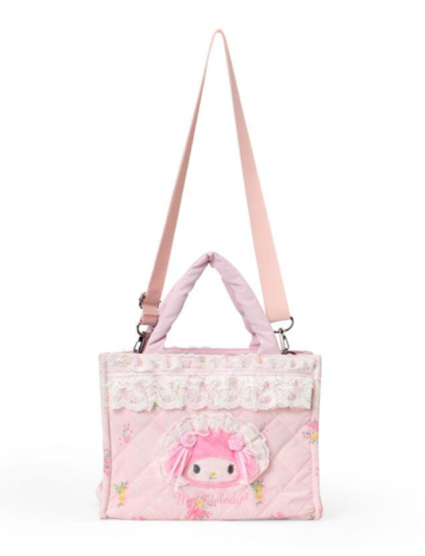 Sanrio|White Frill Design 2 Way Tote Bag|23×11×17.5cm approx.
