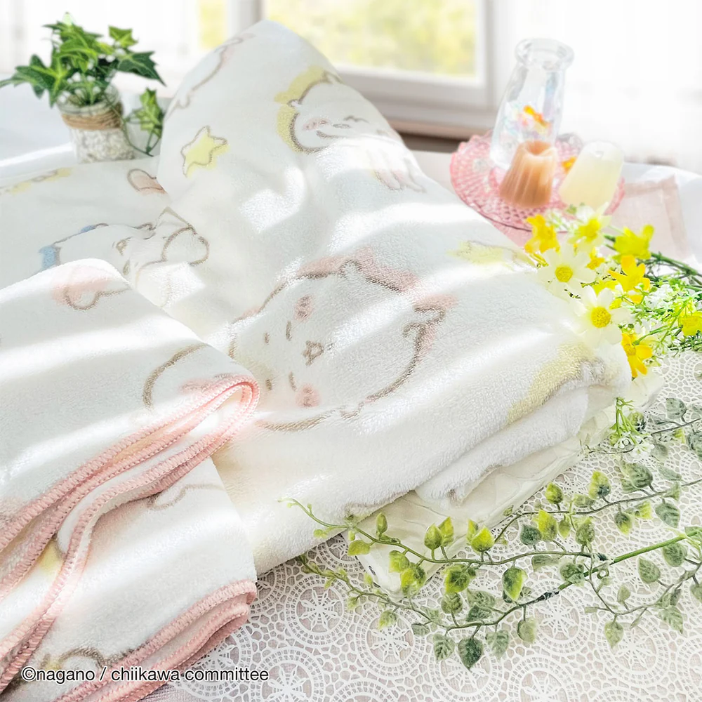 Chiikawa 吉伊卡哇|速干三小只印花大浴巾|约H750×W1500mm