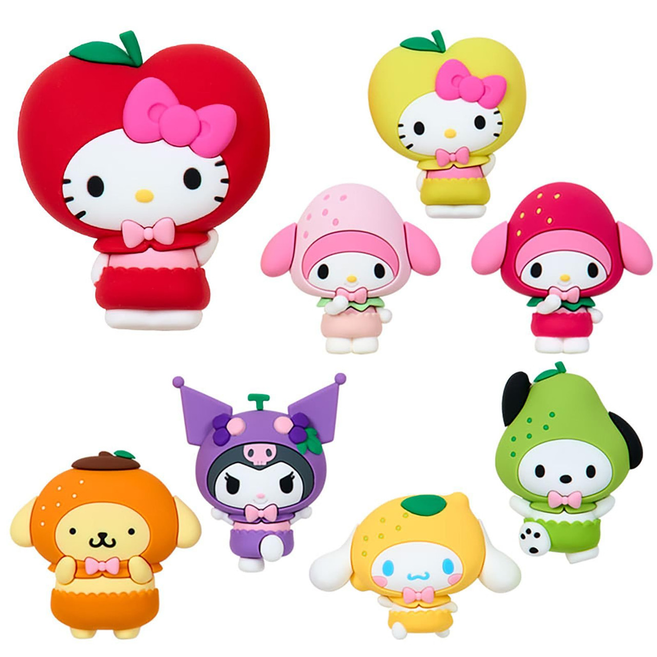 Sanrio|Other Secret Magnet Fruit Design Characters mystery bag/blind box/All 10 types|1pcs