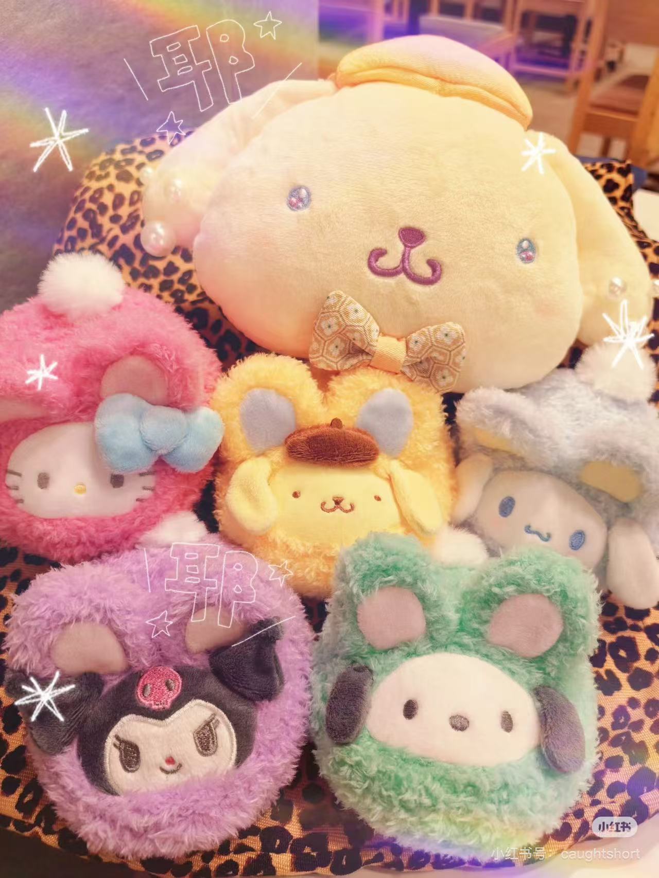 Sanrio|Spring Rabbit Mini Pouch Charm|11.6 x 10.3 x 6.3cm approx.