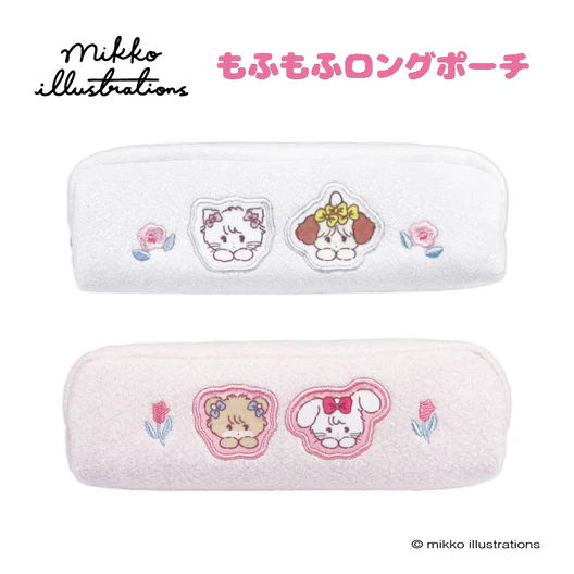 mikko illustrations|Fluffy Long Pouch|H60xW200xD55mm approx.